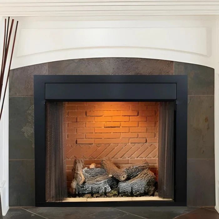 Empire Breckenridge Deluxe 32" Vent Free Gas Fireplace | Flush Front - VFD32FB0F - by Empire Comfort Systems | Buy at Agent BBQ