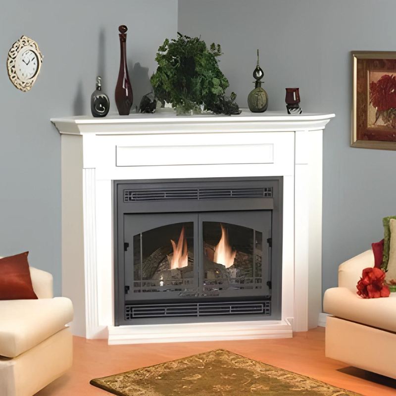Empire Breckenridge Deluxe 42" Vent Free Gas Fireplace with Louvers - by Empire Comfort Systems | Buy at Agent BBQ