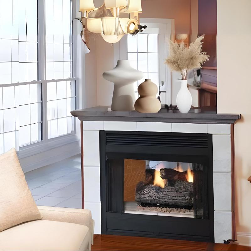 Empire Breckenridge Premium 36" See - Through Vent Free Firebox with Louvers - by Empire Comfort Systems | Buy at Agent BBQ