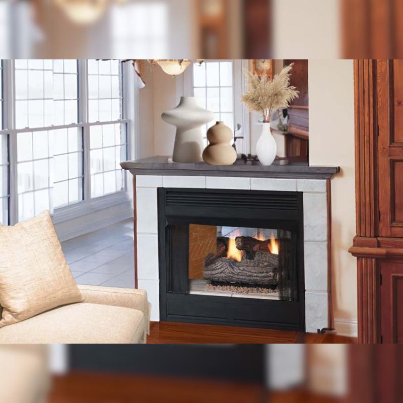 Empire Breckenridge Premium 36" See - Through Vent Free Firebox with Louvers - by Empire Comfort Systems | Buy at Agent BBQ