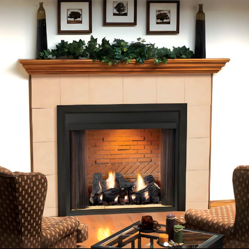 Empire Breckenridge Premium 42" Vent Free Gas Fireplace with Louvers - by Empire Comfort Systems | Buy at Agent BBQ