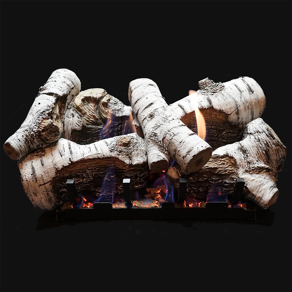 Empire Burncrete Birch Complete Fireplace Gas Log Set - by Empire Comfort Systems | Buy at Agent BBQ