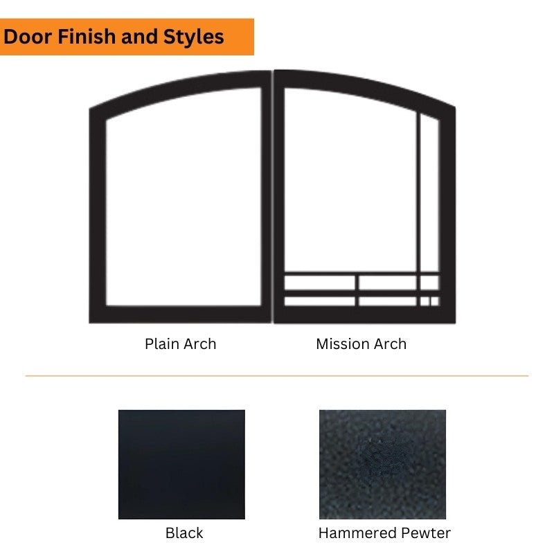 Empire Door Sets for Breckenridge Premium Vent Free Fireboxes - by Empire Comfort Systems | Buy at Agent BBQ