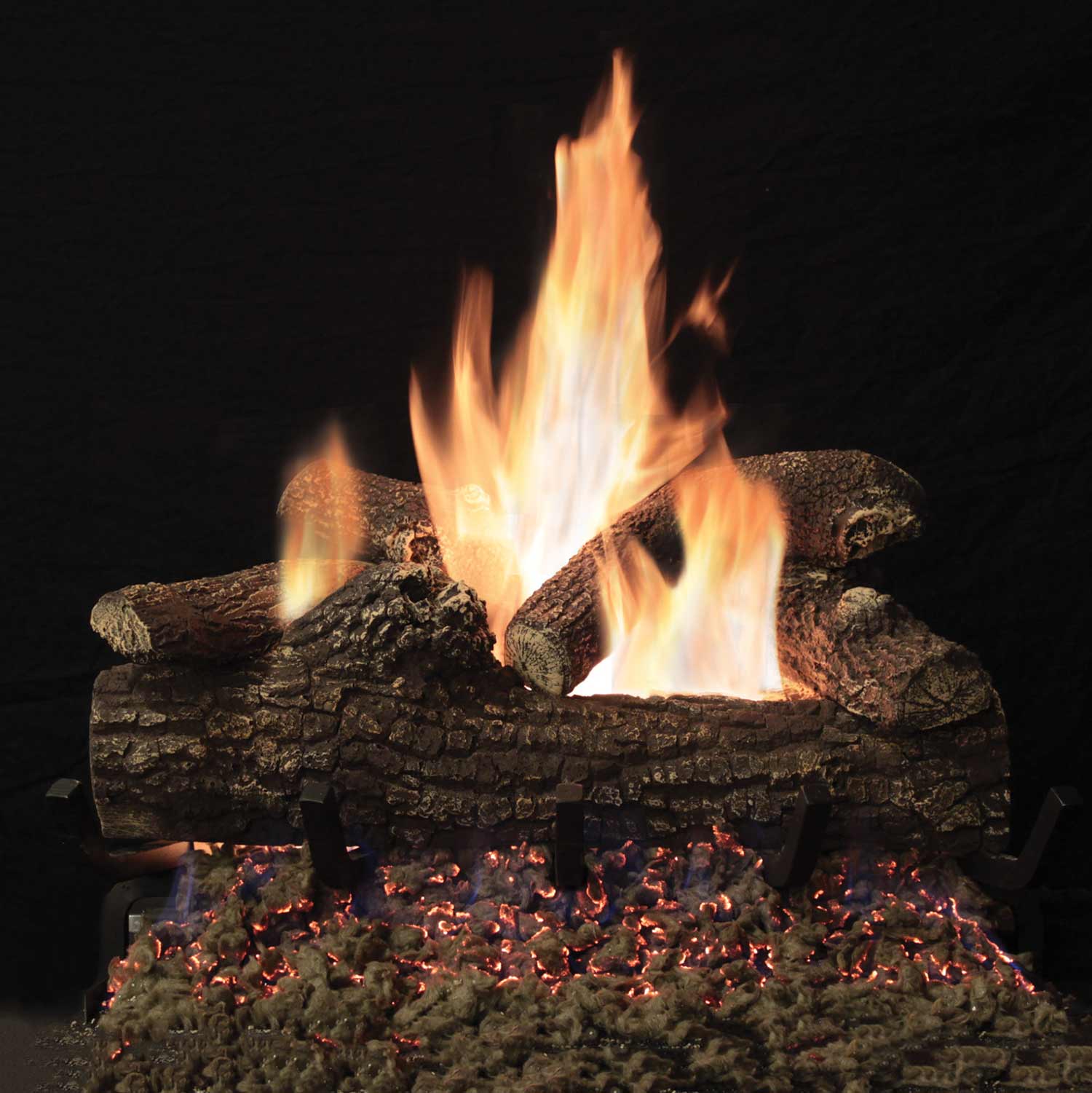 Empire Great Lakes Oak Refractory Complete Fireplace Natural Gas Logs - by Empire Comfort Systems | Buy at Agent BBQ