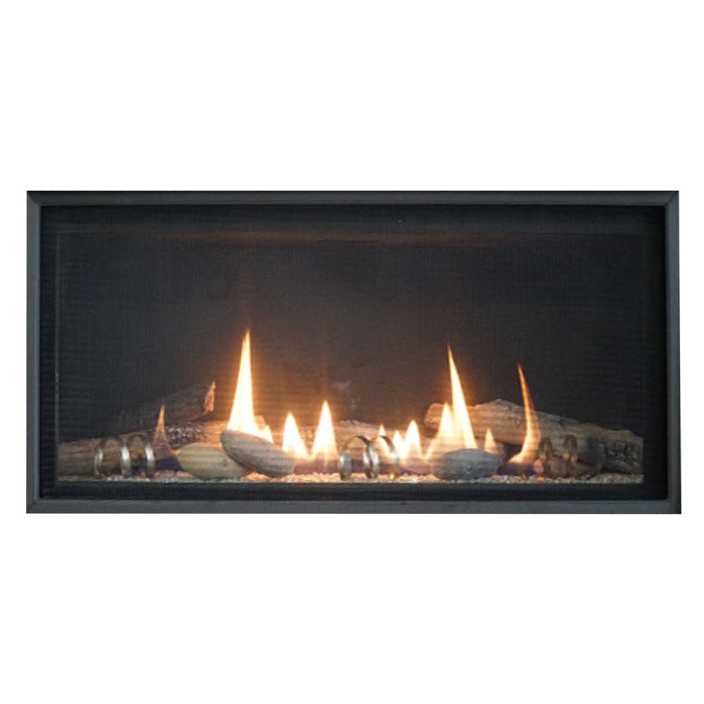 Empire Loft 36 Inch Direct Vent Contemporary Fireplace with Clear Crushed Glass - DVL36BP - by Empire Comfort Systems | Buy at Agent BBQ