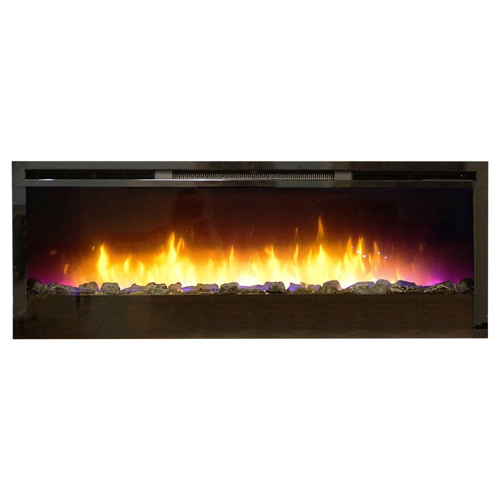 Empire Nexfire 50 - Inch Linear Electric Fireplace with LED Lights, Valve and Crushed Glass - EBL50 - by Empire Comfort Systems | Buy at Agent BBQ