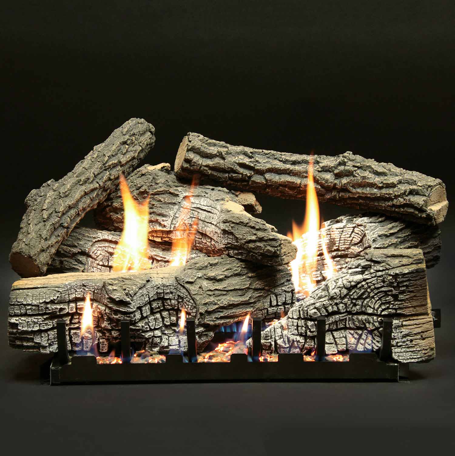 Empire Refractory Super Stacked Wildwood Complete Fireplace Gas Log Set - by Empire Comfort Systems | Buy at Agent BBQ
