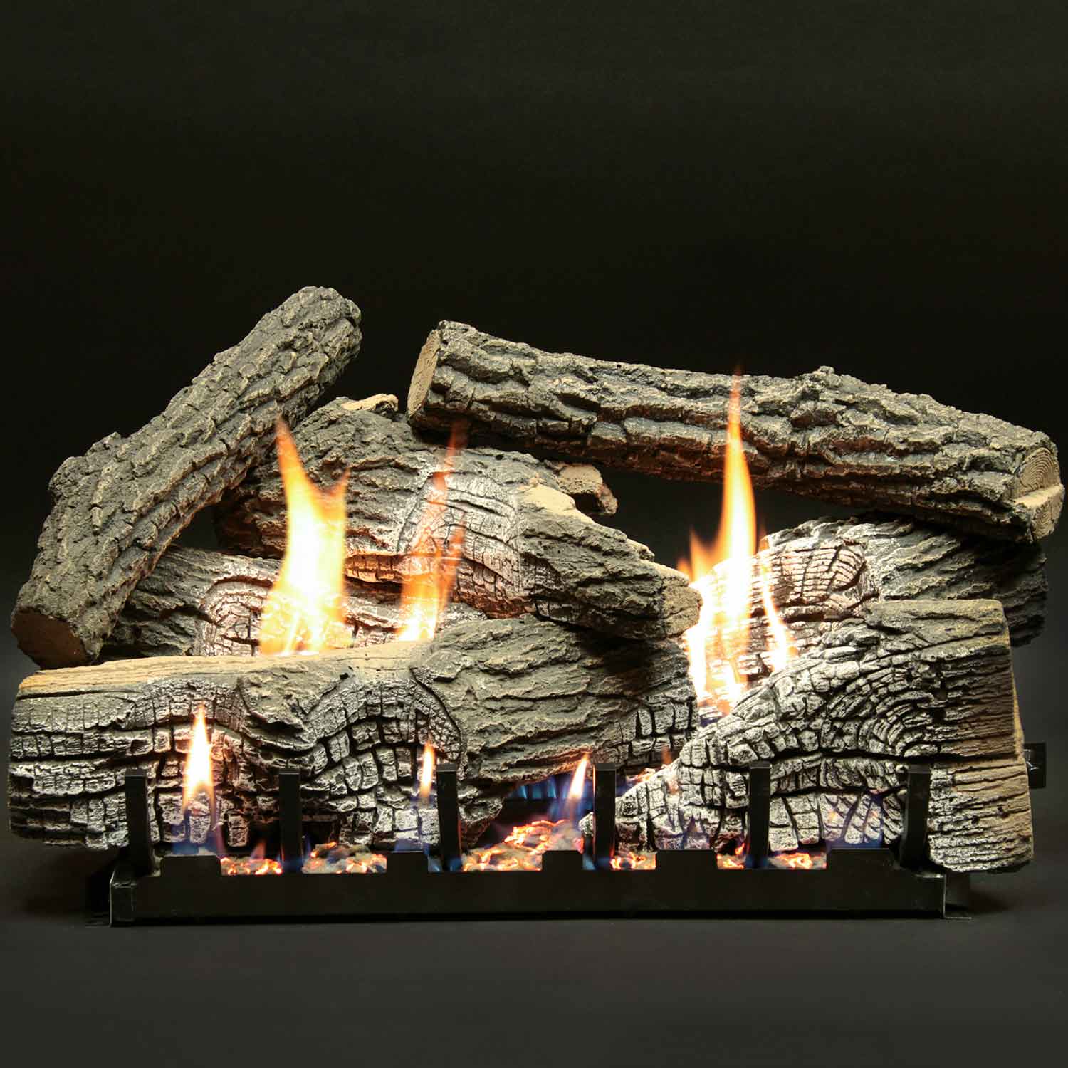 Empire Refractory Super Stacked Wildwood Complete Fireplace Gas Log Set - by Empire Comfort Systems | Buy at Agent BBQ
