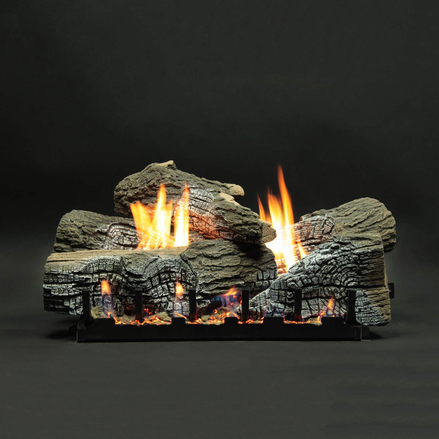 Empire Stacked Wildwood Vented Refractory Complete Fireplace Gas Log Set - by Empire Comfort Systems | Buy at Agent BBQ