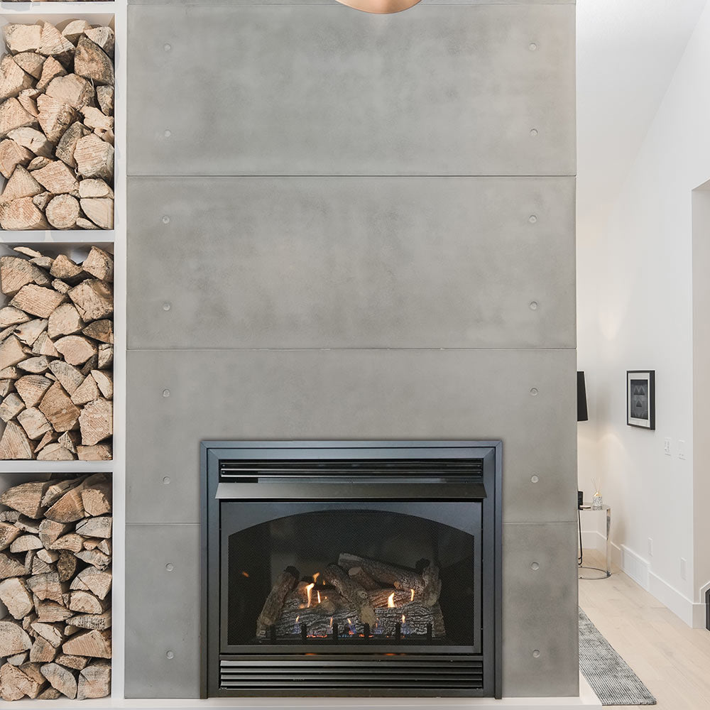 Empire Vail Vent Free Premium 36 Inch Fireplace with Slope Glaze Burner and Log Set - VFPA36BP - by Empire Comfort Systems | Buy at Agent BBQ