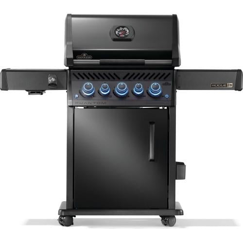 Napoleon Rogue PRO-S Phantom 425 3-Burner Natural Gas Grill w/ Side Burner & SafetyGlow - RPS425RSIBK-2-PHM