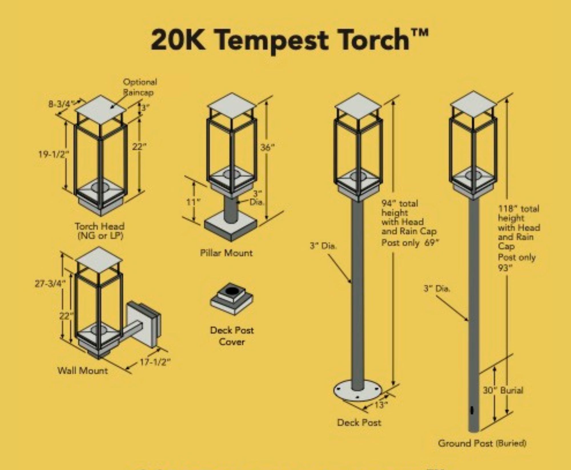 Fire Garden Tempest Gas Torch - by Fire Garden | Buy at Agent BBQ