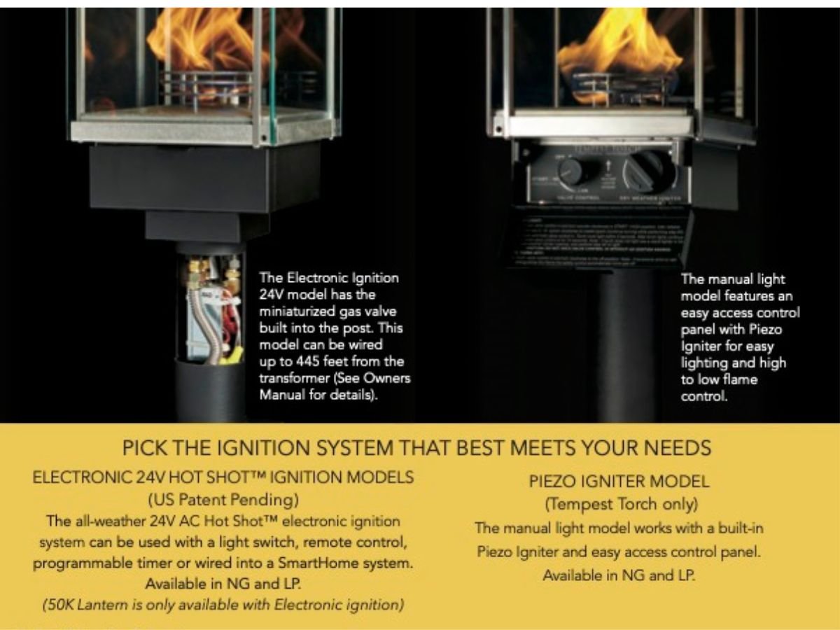 Fire Garden Tempest Lantern (20K BTUS) - by Fire Garden | Buy at Agent BBQ