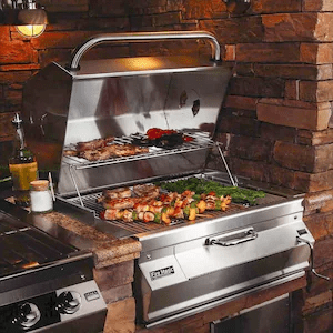 Fire Magic 24" Legacy Series Built - In Charcoal Grill in Stainless Steel Finish (12 - SC01C - A) - Grill by Fire Magic | Buy at Agent BBQ