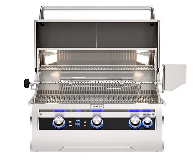 Fire Magic 30" 3 - Burner Echelon Diamond Built - In Gas Grill w/ Rotisserie & Digital Thermometer (E660i) - Grill by Fire Magic | Buy at Agent BBQ