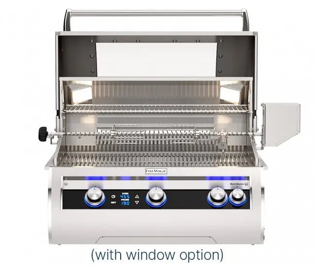 Fire Magic 30" 3 - Burner Echelon Diamond Built - In Gas Grill w/ Rotisserie & Digital Thermometer (E660i) - Grill by Fire Magic | Buy at Agent BBQ