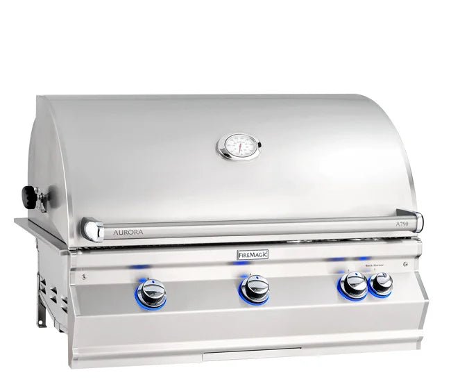 Fire Magic 36" 3 - Burner Aurora Built - In Gas Grill w/ Rotisserie & Analog Thermometer (A790i) - Grill by Fire Magic | Buy at Agent BBQ