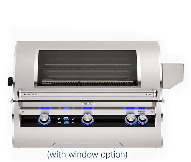 Fire Magic 36" 3 - Burner Echelon Diamond Built - In Gas Grill with Rotisserie & Digital Thermometer (E790i) - Grill by Fire Magic | Buy at Agent BBQ