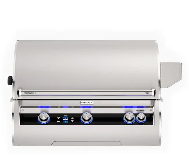 Fire Magic 36" 3 - Burner Echelon Diamond Built - In Gas Grill with Rotisserie & Digital Thermometer (E790i) - Grill by Fire Magic | Buy at Agent BBQ