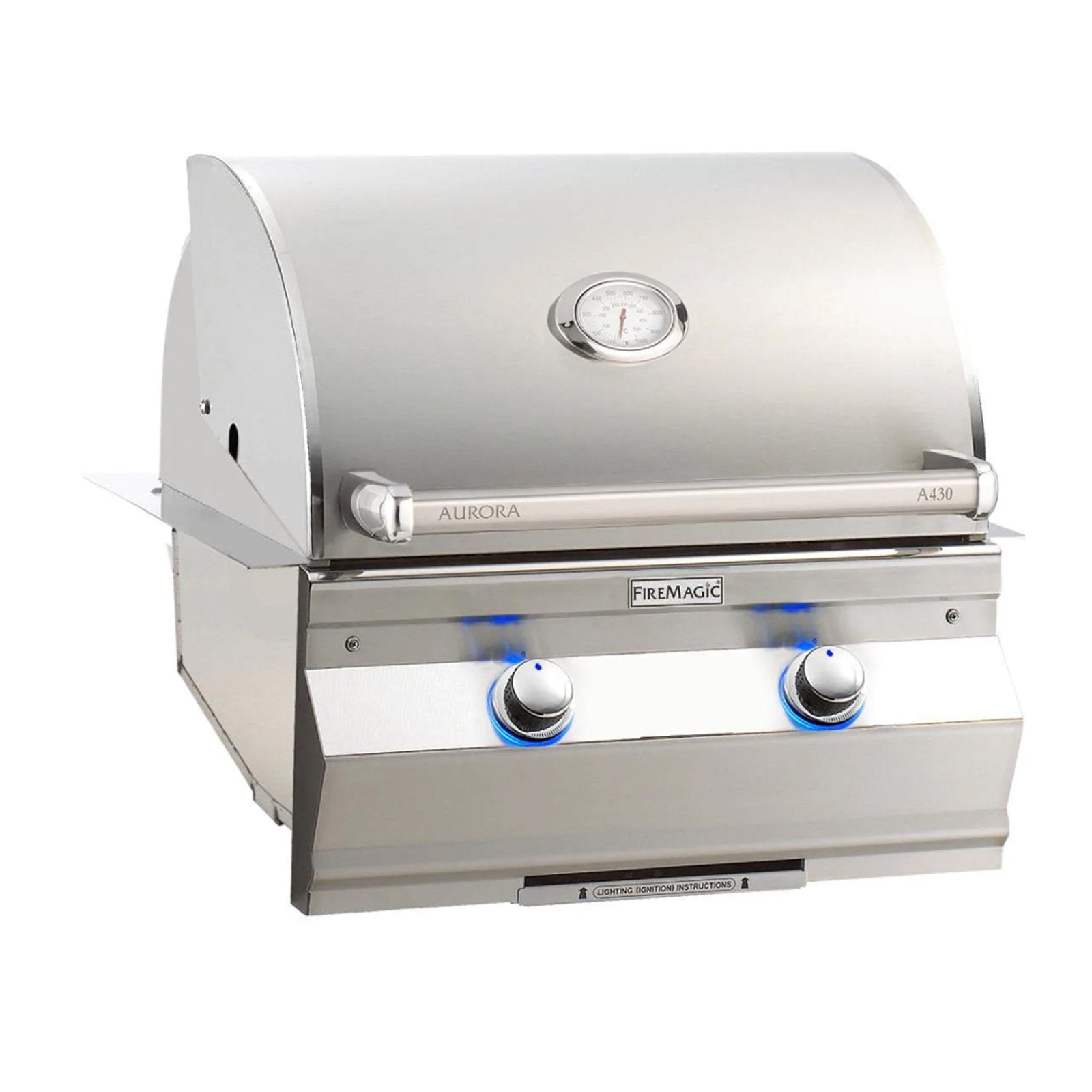 Fire Magic Aurora A430i 24 - Inch Natural Gas Built - In Grill w/ Analog Thermometer - A430I - 7EAN - by Fire Magic | Buy at Agent BBQ