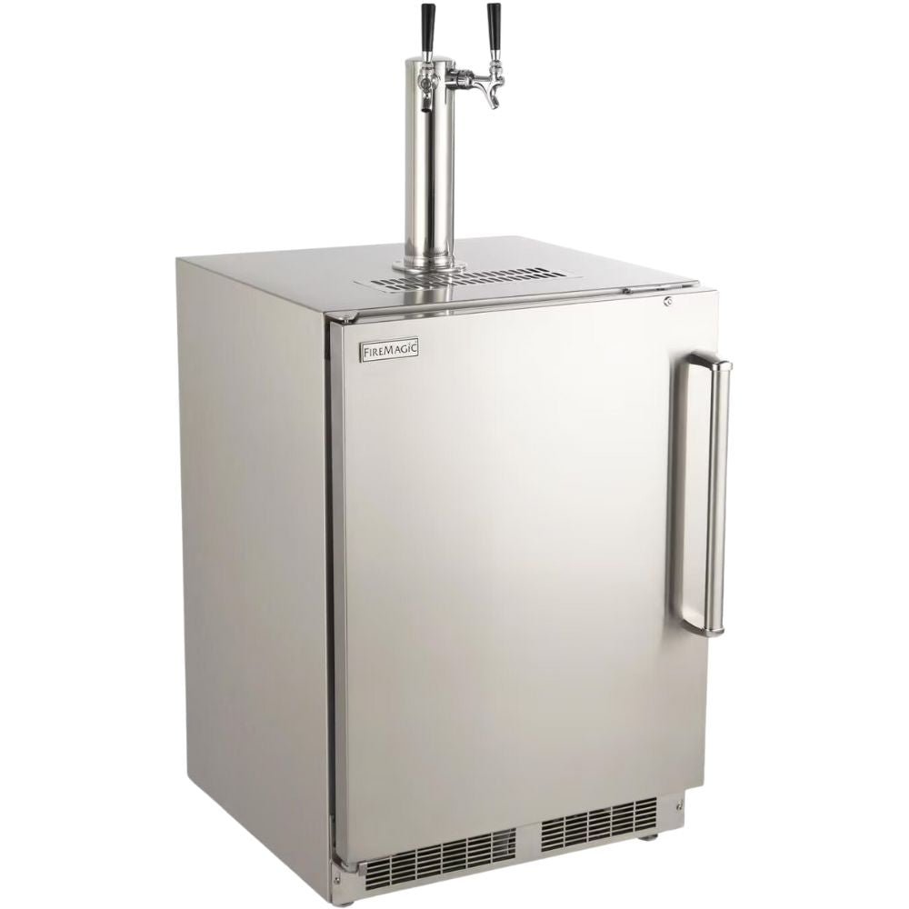 Fire Magic Grills 24 - Inch Outdoor Rated Dual Tap Kegerator - Kegerators by Fire Magic | Buy at Agent BBQ