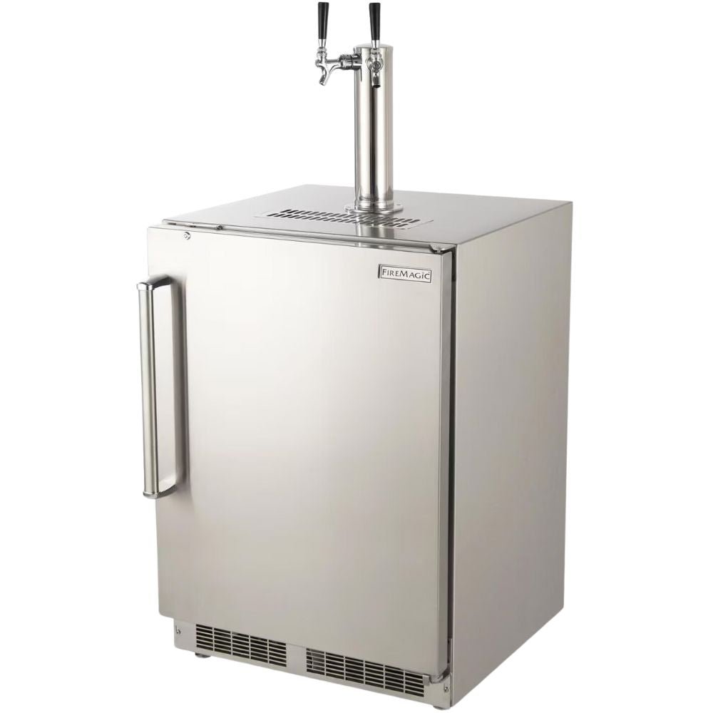 Fire Magic Grills 24 - Inch Outdoor Rated Dual Tap Kegerator - Kegerators by Fire Magic | Buy at Agent BBQ