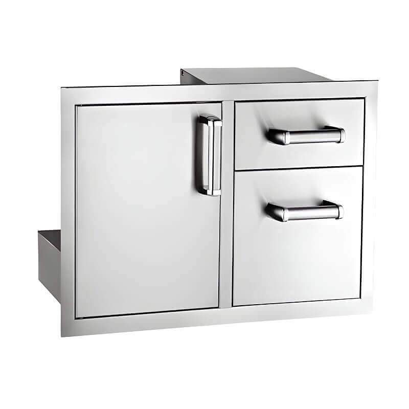 Fire Magic Premium Flush 30 Inch Access Door & Double Drawer Combo - 53810SC - by Fire Magic | Buy at Agent BBQ