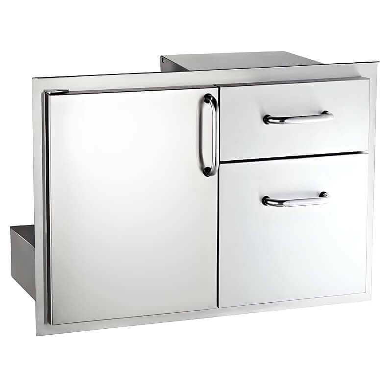 Fire Magic Select 30 Inch Access Door & Double Drawer Combo - 33810S - by Fire Magic | Buy at Agent BBQ