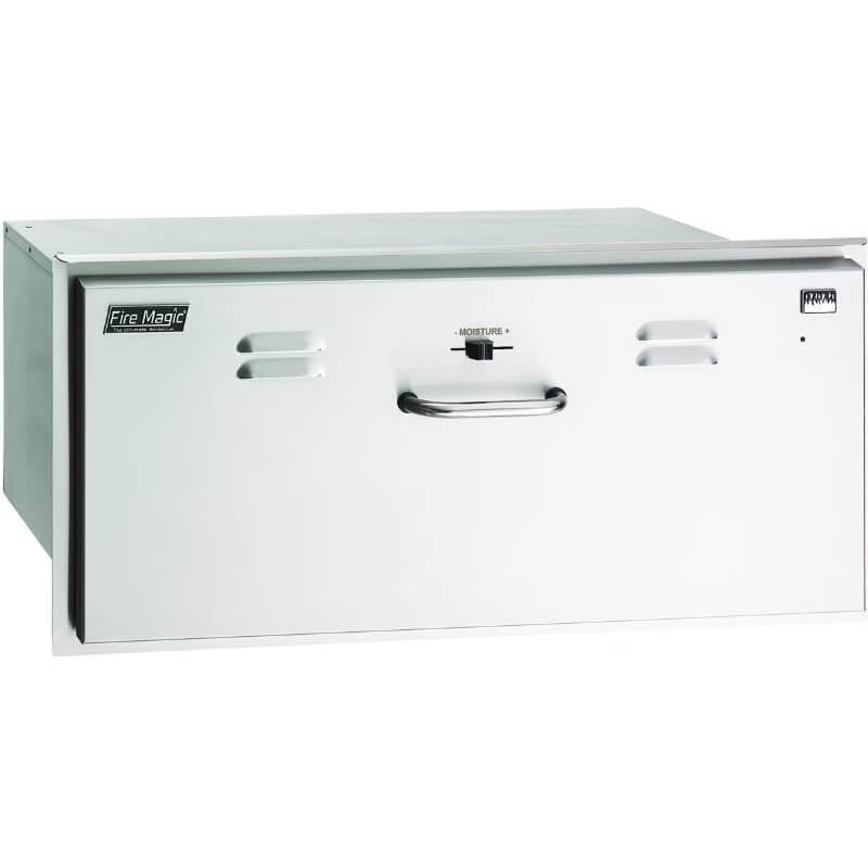Fire Magic Select 30 Inch Built - In 120V Electric Warming Drawer - 33830 - SW - by Fire Magic | Buy at Agent BBQ