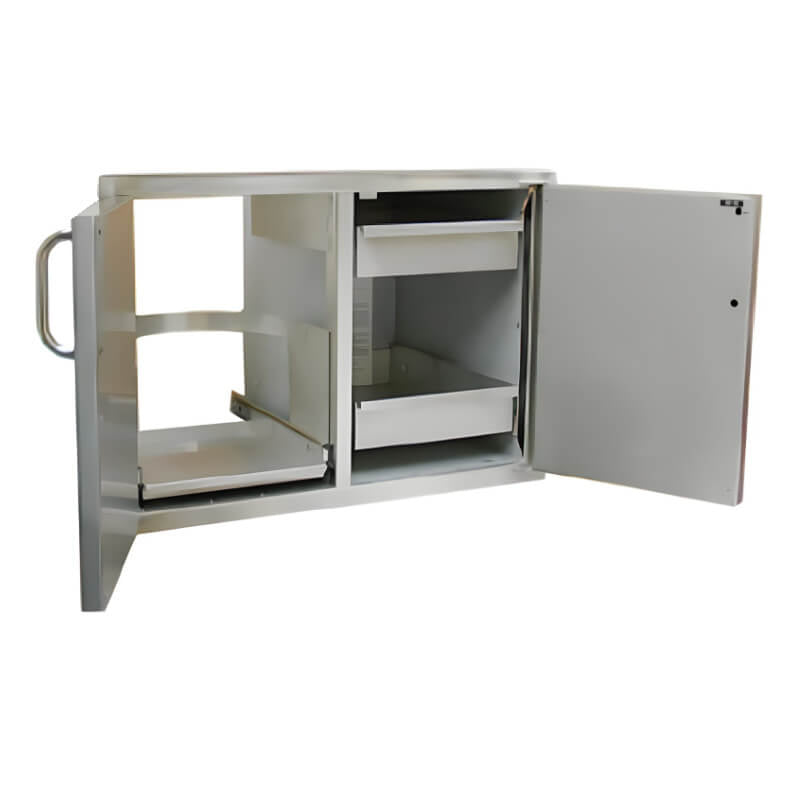 Fire Magic Select 30 Inch Double Door with Drawers & Propane Tank Storage - 33930S - 12T - by Fire Magic | Buy at Agent BBQ