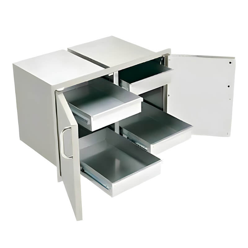 Fire Magic Select 30 Inch Enclosed Cabinet Storage With Drawers - 33930S - 22 - by Fire Magic | Buy at Agent BBQ