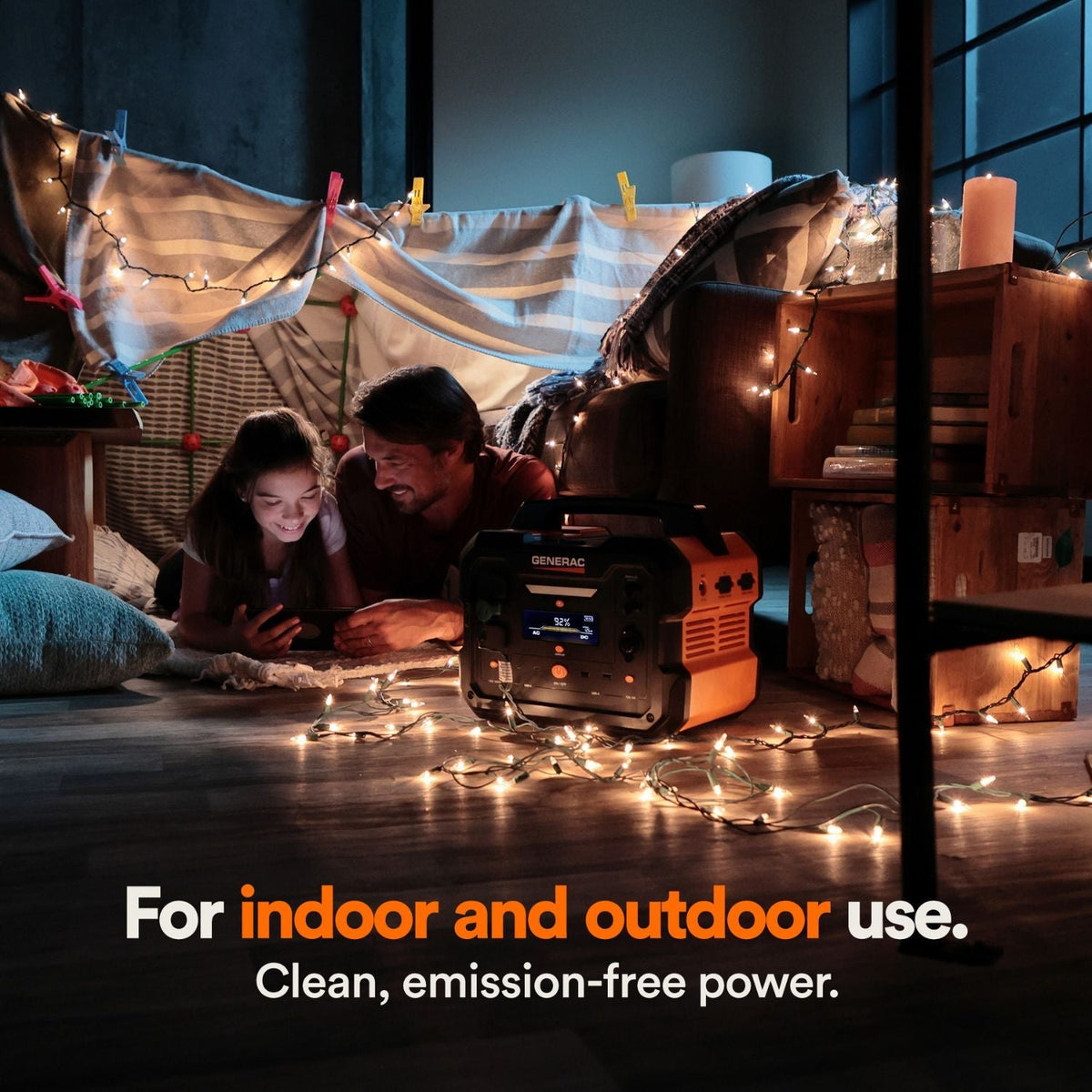 Generac GB1000 Portable Power Station | 1086Wh | 1600W | 468W Solar Input - Power Stations by Generac | Buy at Agent BBQ