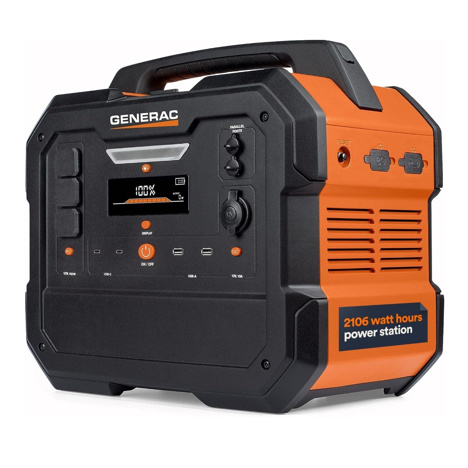 Generac GB2000 Portable Power Station | 2106Wh | 1600W | 468W Solar Input - Power Stations by Generac | Buy at Agent BBQ