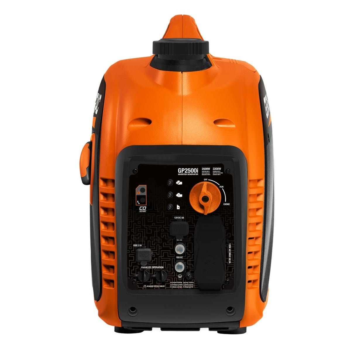 Generac GP2500i Gasoline 2200W/2500W Portable Inverter Generator | COsense® - Portable Generators by Generac | Buy at Agent BBQ