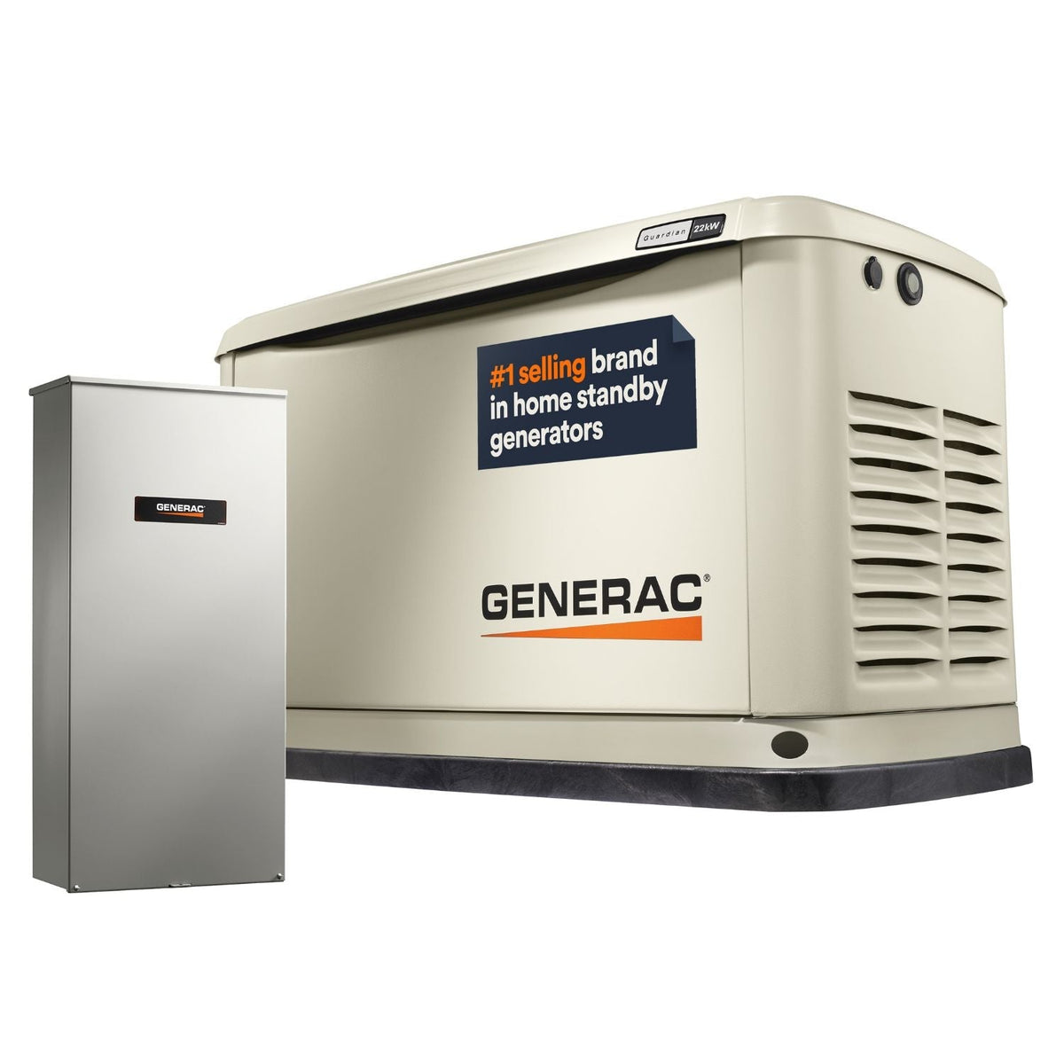 Generac Guardian® 22kW Aluminum Home Standby Generator | Air-Cooled | WiFi Enabled - Standby Generators by Generac | Buy at Agent BBQ