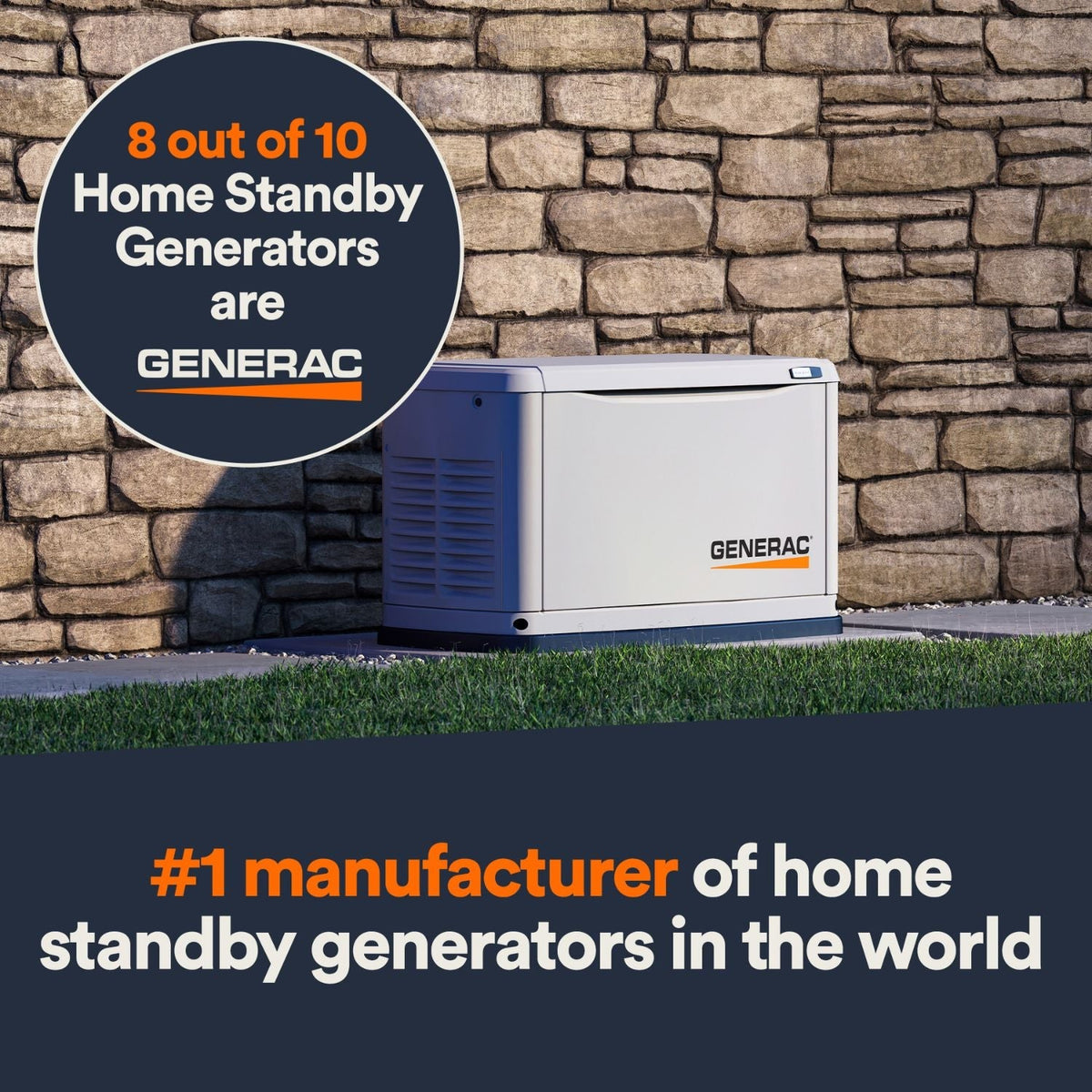 Generac Guardian® 22kW Aluminum Home Standby Generator | Air-Cooled | WiFi Enabled - Standby Generators by Generac | Buy at Agent BBQ