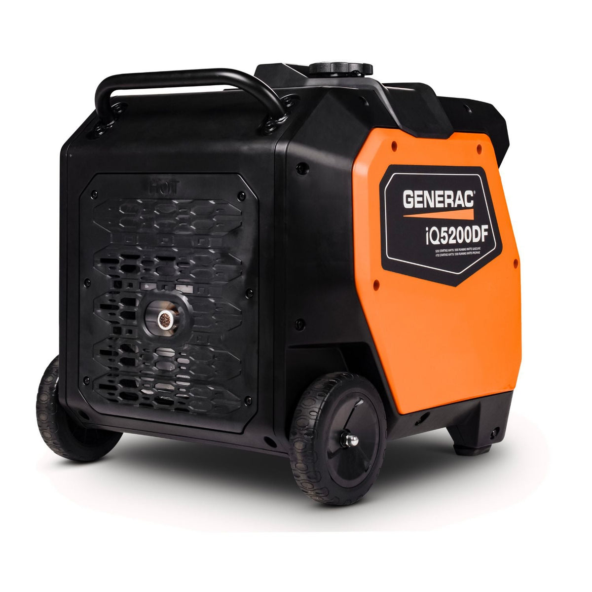 Generac iQ5200 Dual Fuel 3900W/5200W Portable Inverter Generator | Electric Start | COsense® - Portable Generators by Generac | Buy at Agent BBQ