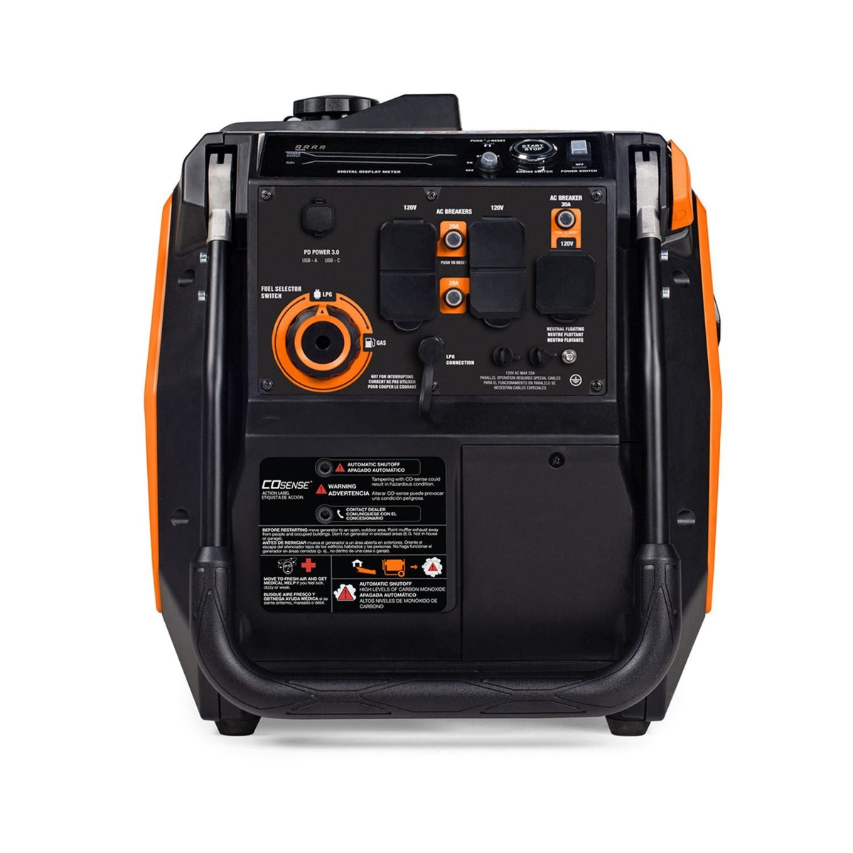 Generac iQ5200 Dual Fuel 3900W/5200W Portable Inverter Generator | Electric Start | COsense® - Portable Generators by Generac | Buy at Agent BBQ