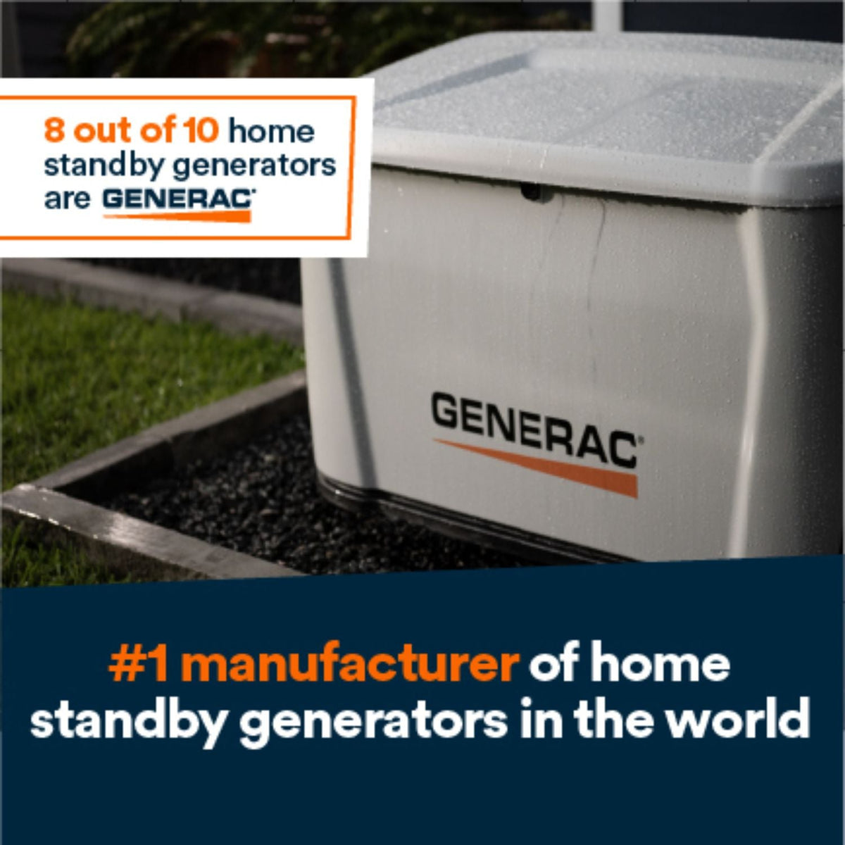 Generac Next-Gen 28kW Dual-Fuel Home Standby Generator | Air-Cooled | Cellular Enabled - Standby Generators by Generac | Buy at Agent BBQ
