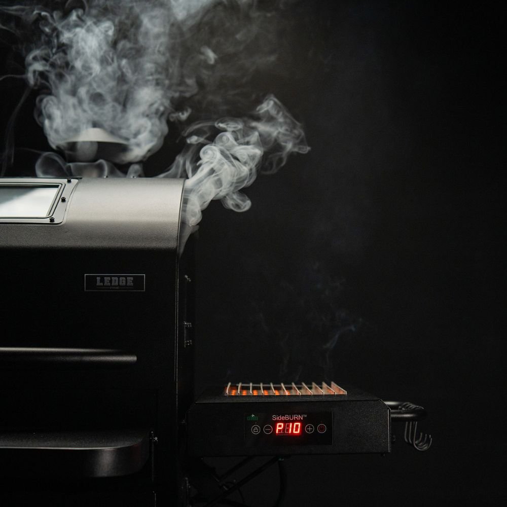 Green Mountain Grills Side Burner for Ledge & Peak Grills - GMG - 6042 - Single Burner by Green Mountain Grills | Buy at Agent BBQ