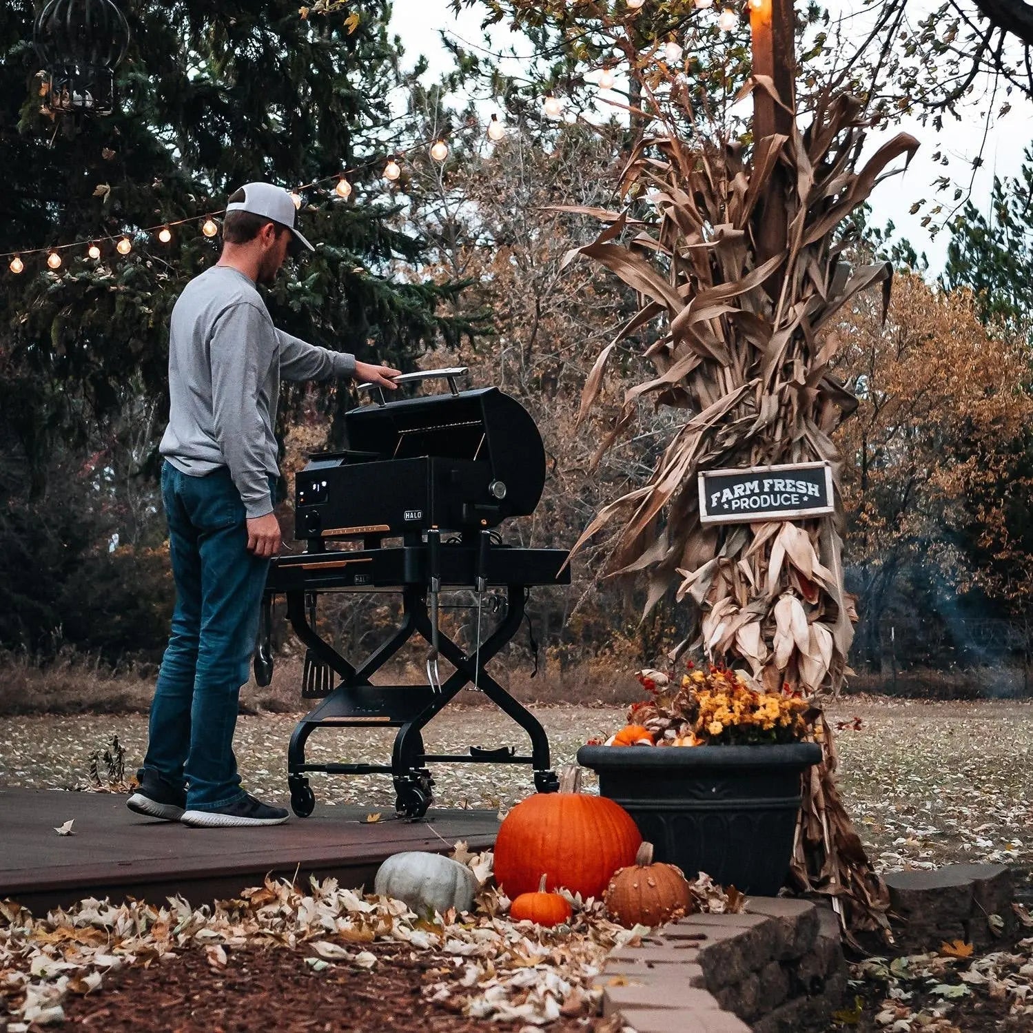 HALO Prime300 Countertop Portable Pellet Grill - HS - 1005 - ANA - Pellet Grills by Halo | Buy at Agent BBQ