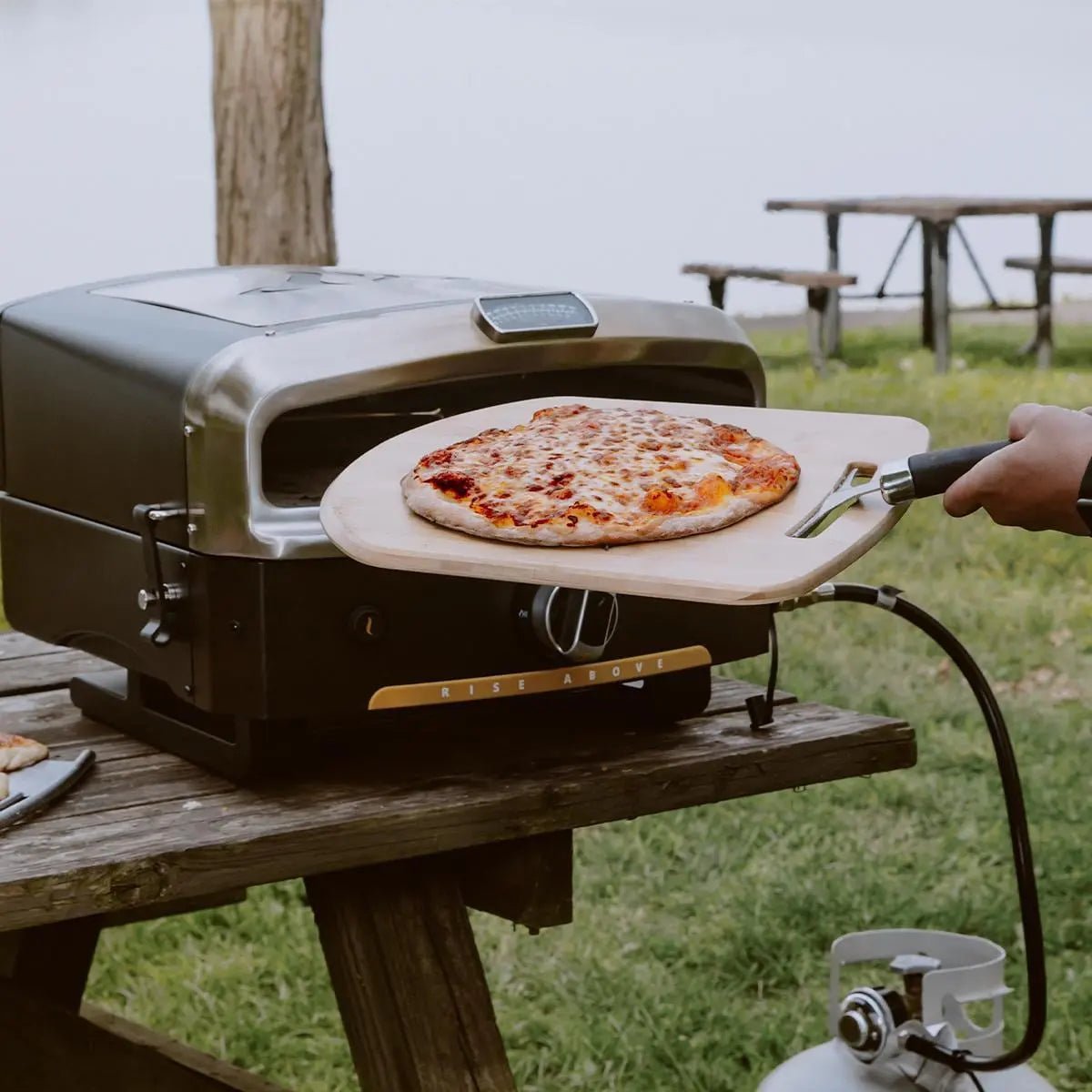 HALO Versa 16 Outdoor Gas Pizza Oven w/ Rotating Pizza Stone - HZ - 1004 - ANA - pizza ovens by Halo | Buy at Agent BBQ