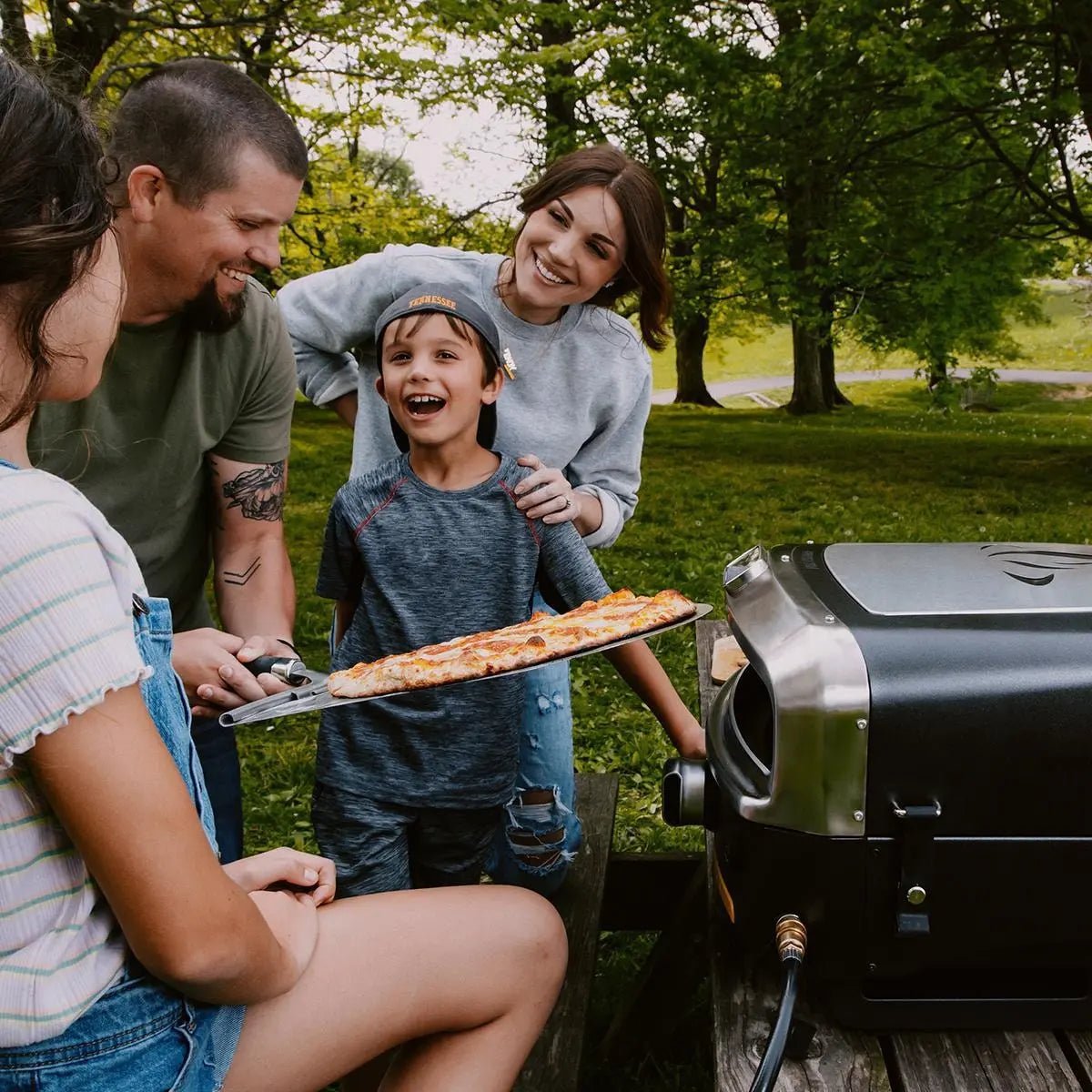 HALO Versa 16 Outdoor Gas Pizza Oven w/ Rotating Pizza Stone - HZ - 1004 - ANA - pizza ovens by Halo | Buy at Agent BBQ
