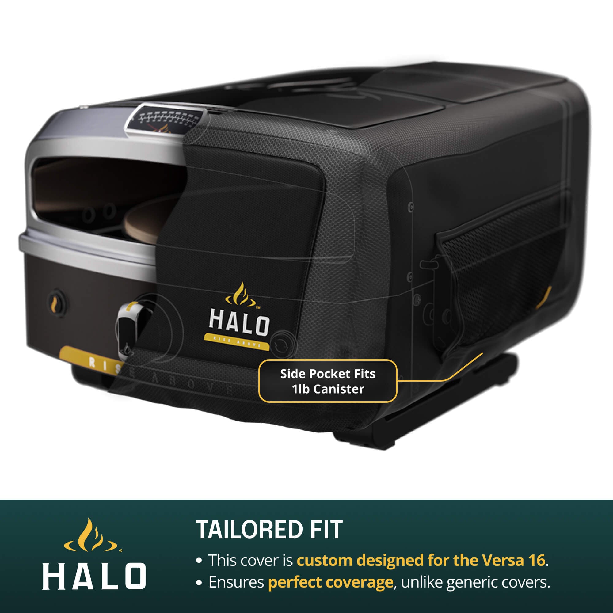 Versa 16 Pizza Oven Cover - by HALO | Buy at Agent BBQ