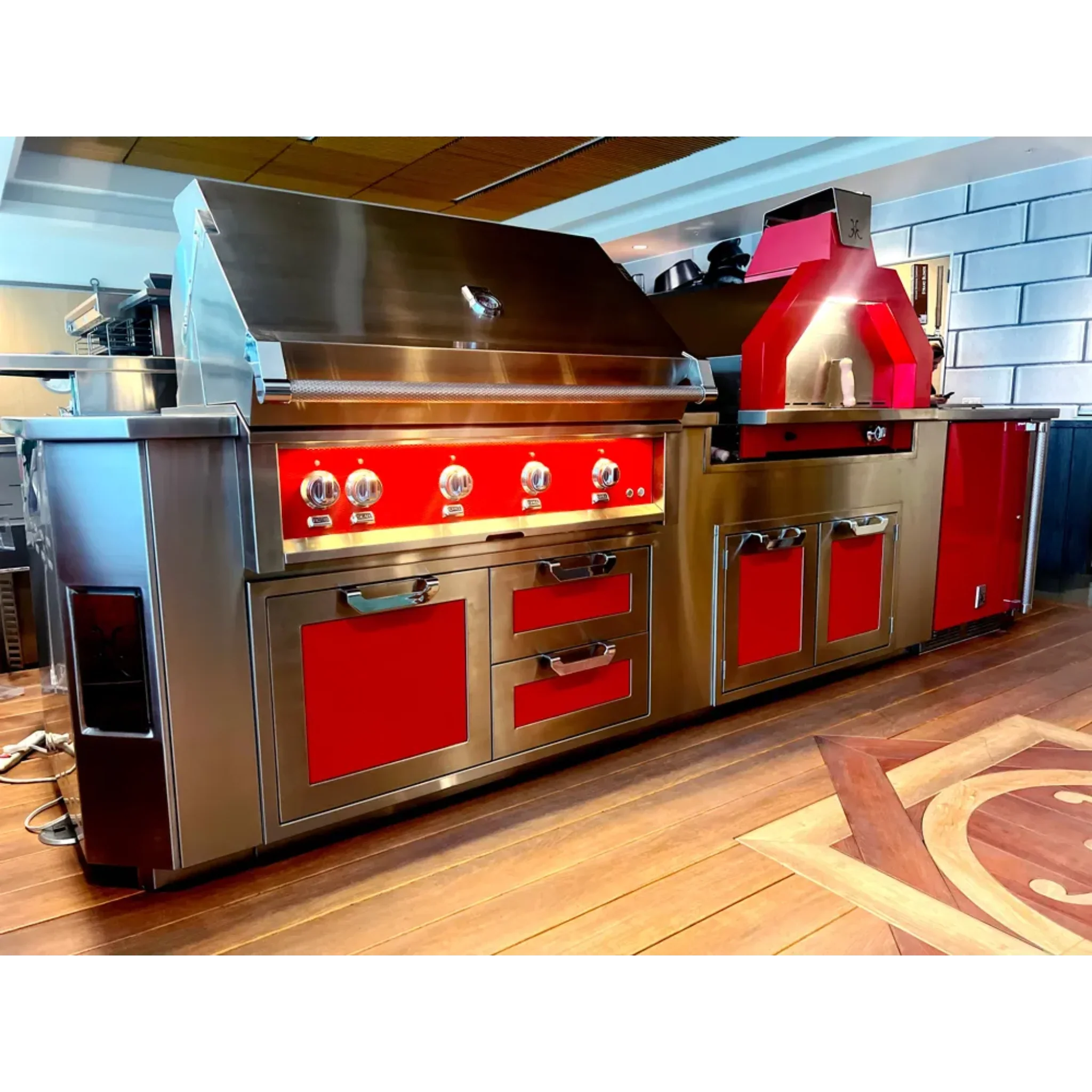 Hestan 12 Ft. GE Series Kitchen Island with Pizza Oven Cutout - GESC12 - by Hestan | Buy at Agent BBQ