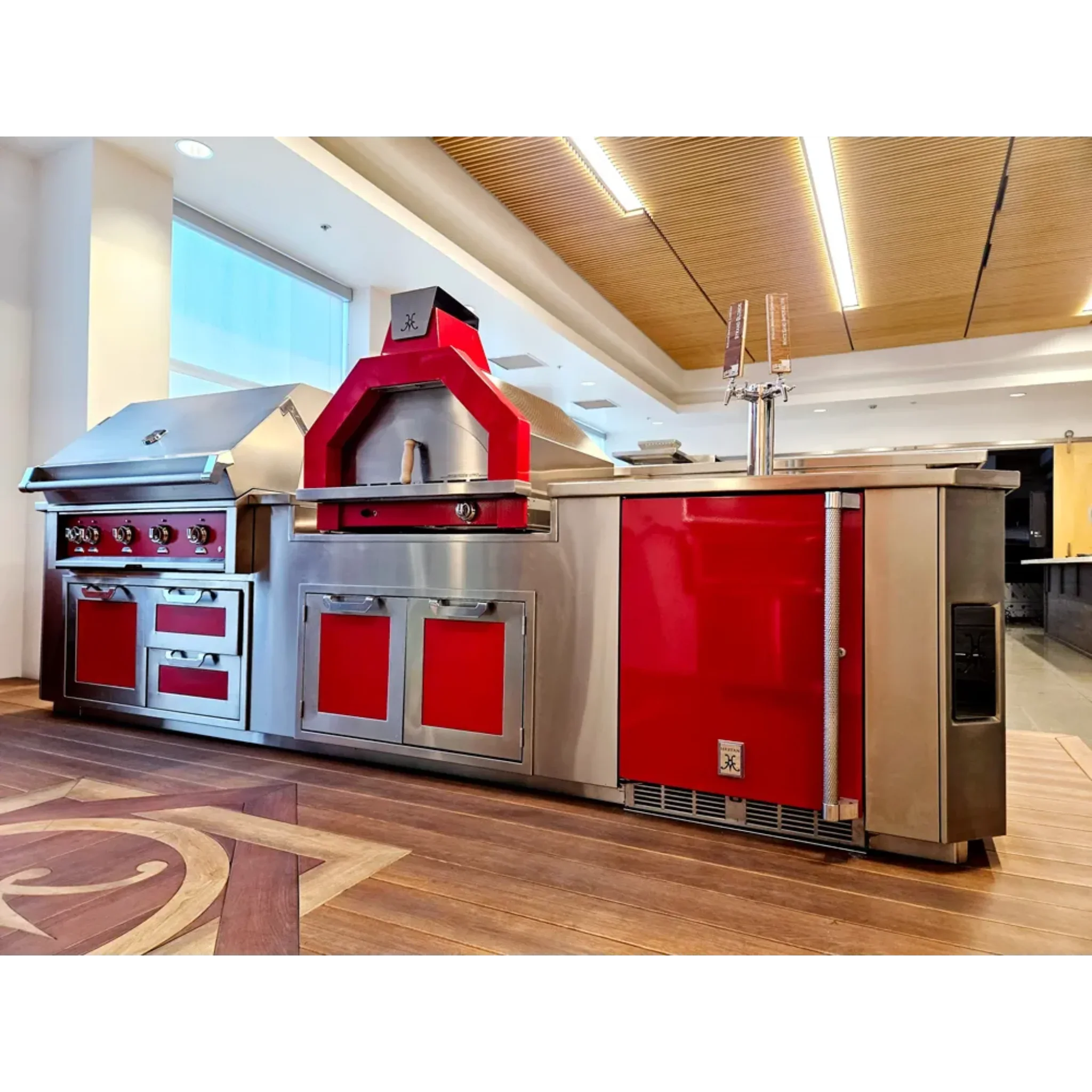 Hestan 12 Ft. GE Series Kitchen Island with Pizza Oven Cutout - GESC12 - by Hestan | Buy at Agent BBQ