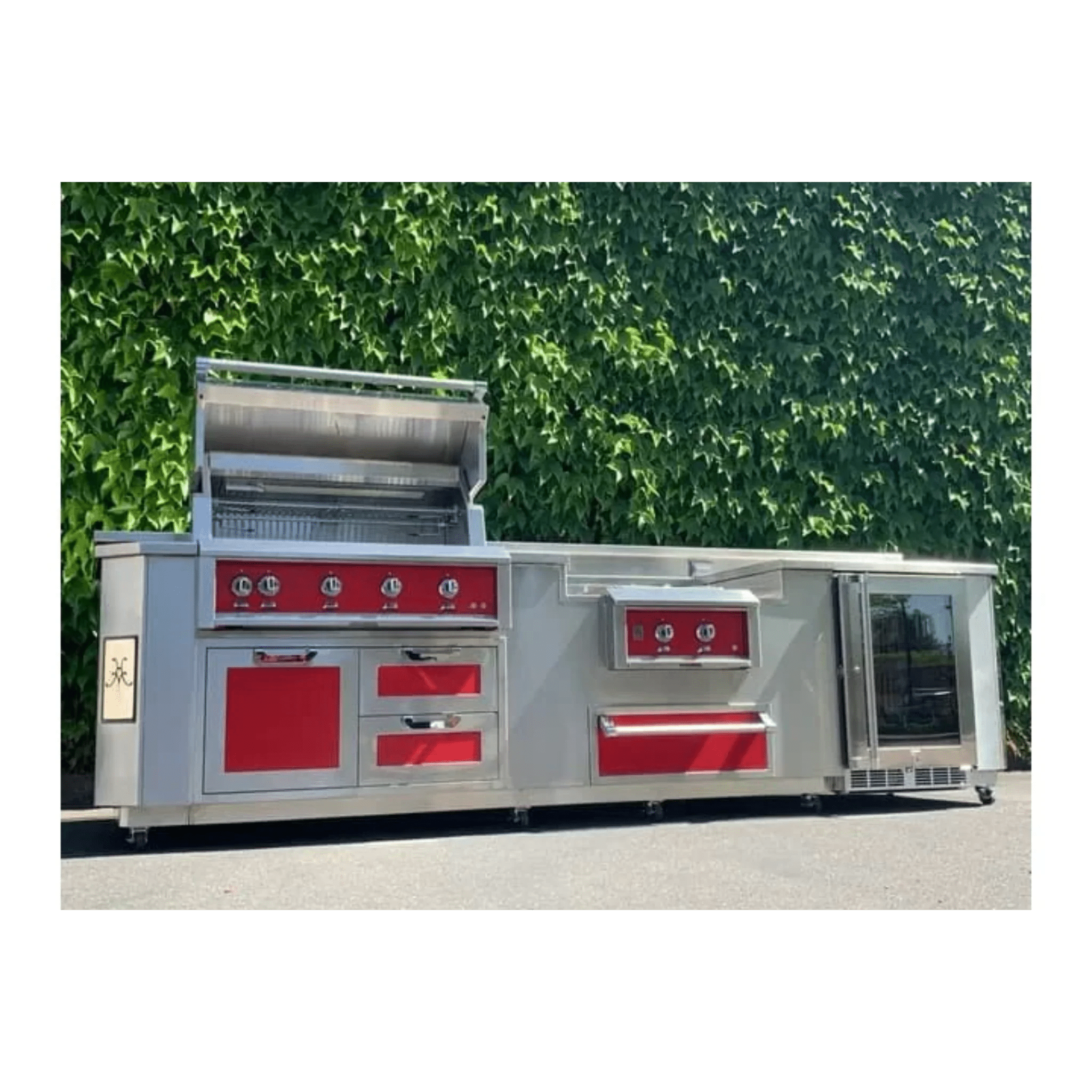 Hestan 12 Ft. GE Series Kitchen Island with Power Burner Cutout - GESP12 - by Hestan | Buy at Agent BBQ