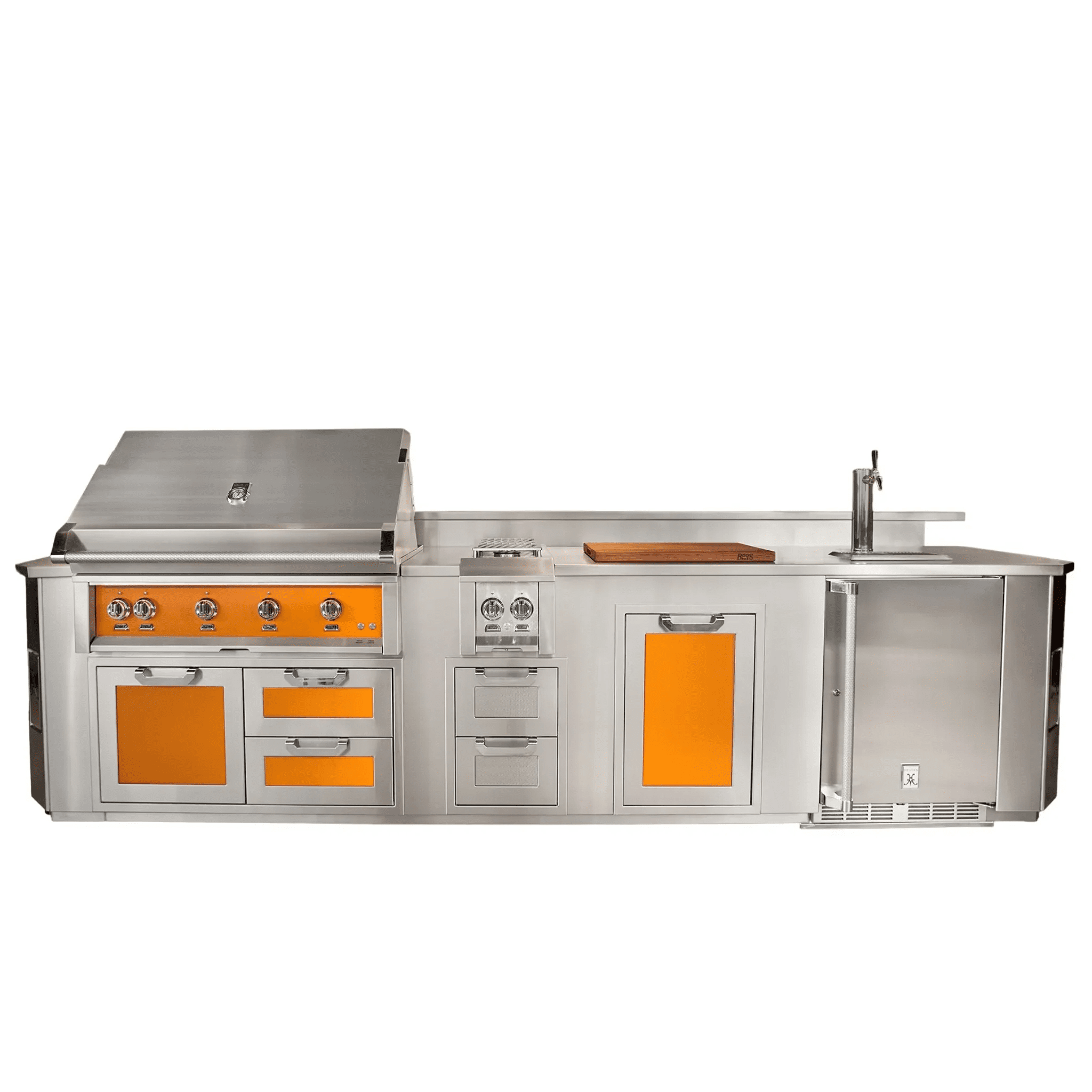 Hestan 12 Ft. GES GE Series Kitchen Island With Side Burner Cutout - GES12 - by Hestan | Buy at Agent BBQ