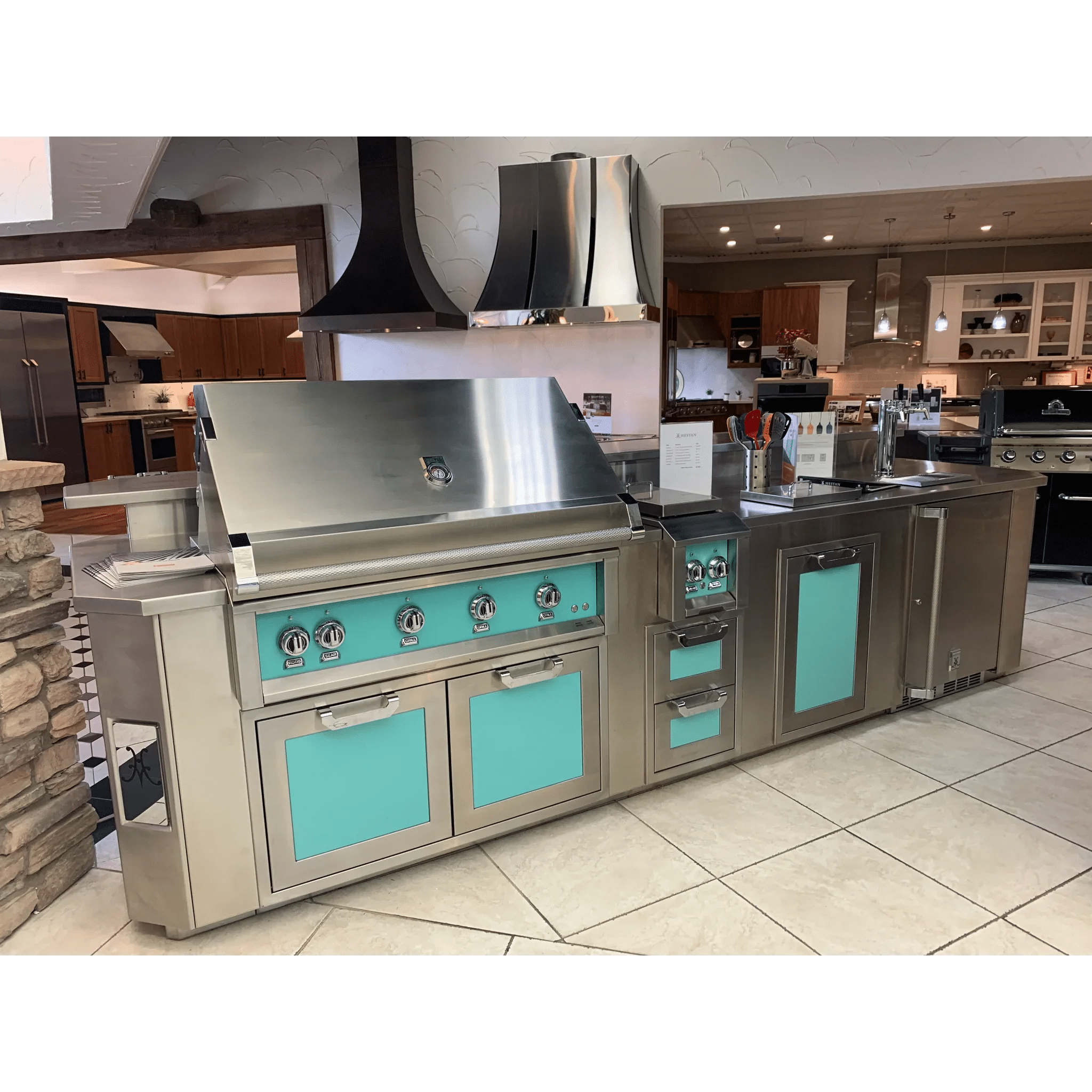 Hestan 12 Ft. GES GE Series Kitchen Island With Side Burner Cutout - GES12 - by Hestan | Buy at Agent BBQ