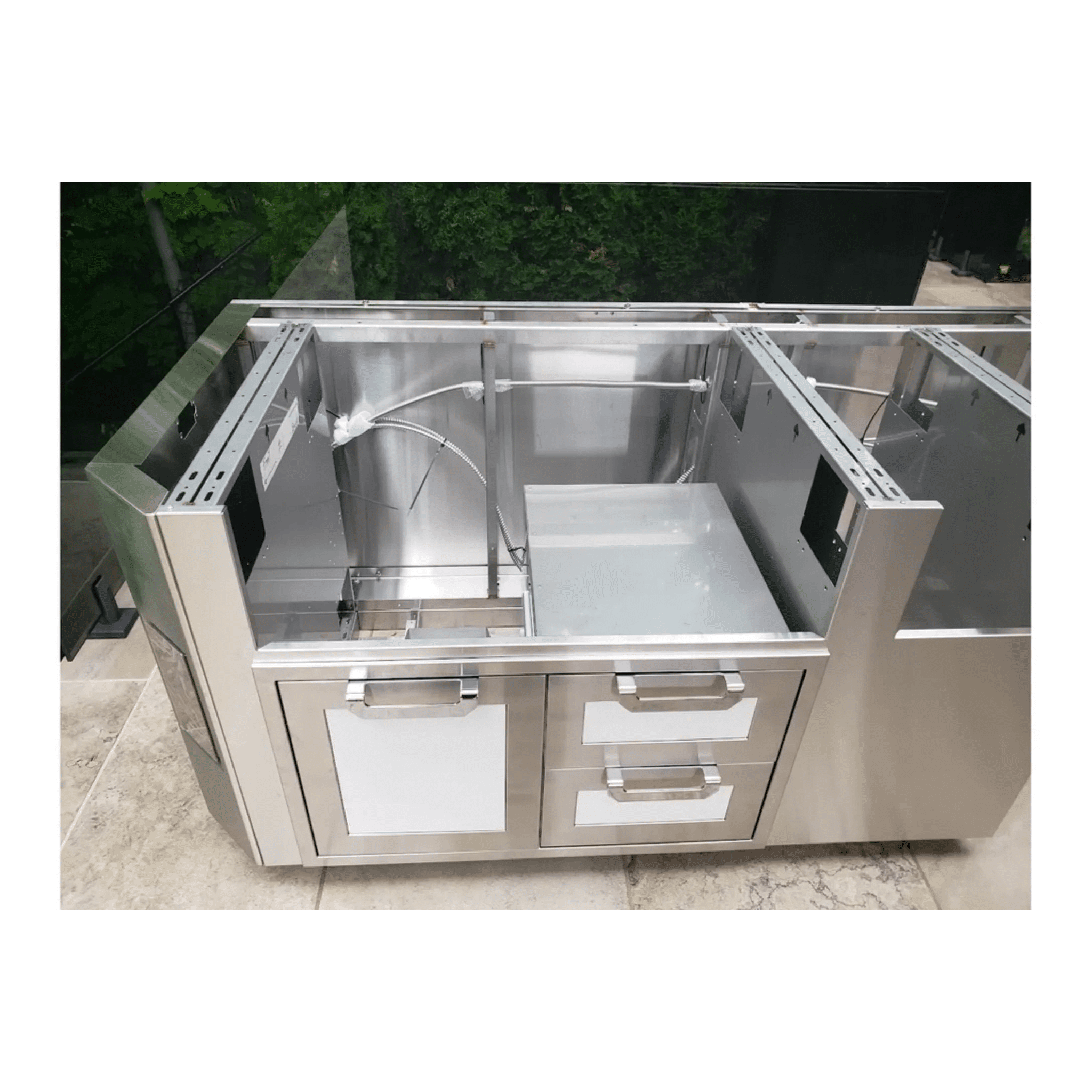 Hestan 12 Ft. GES GE Series Kitchen Island With Side Burner Cutout - GES12 - by Hestan | Buy at Agent BBQ